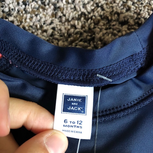 Janie and Jack girls swim top - Picture 4 of 4